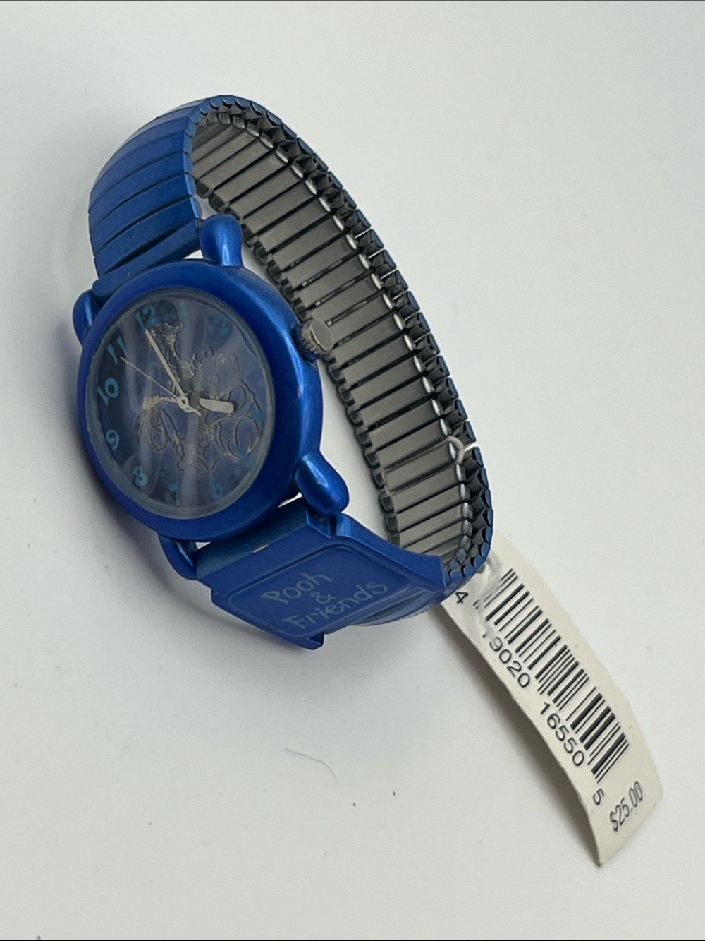 VTG Disney Blue Pooh & Friends Children's Analog Watch